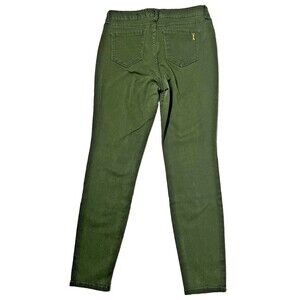 Vintage America Blues Green Denim Boho Skinny Jeans 8 Stretch Cottagecore Preppy